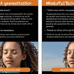 Here are two image generation prompts based on the provided text, designed to capture key aspects of "Mindful Tech" evaluation: