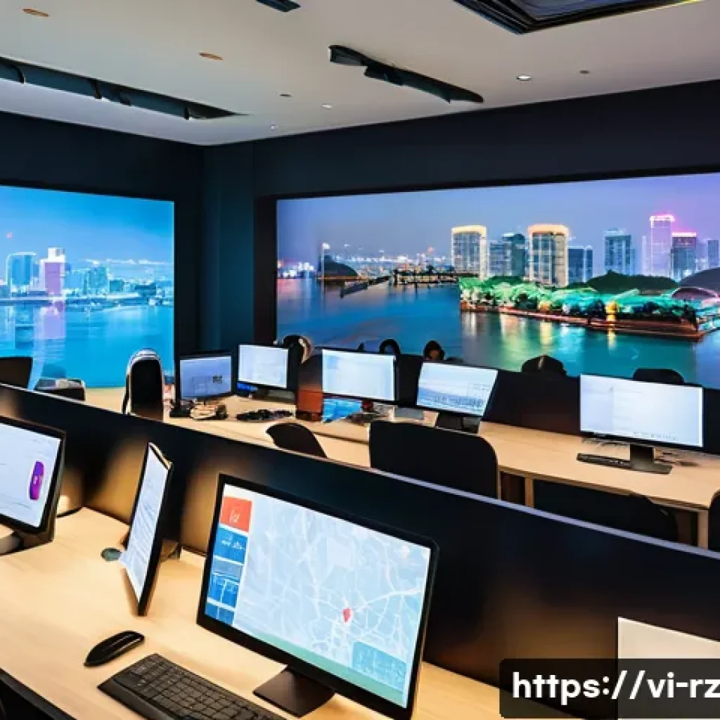 마인드풀테크의 법적 이슈 - A modern Vietnamese tech startup office interior, featuring diverse young professionals collaboratin...